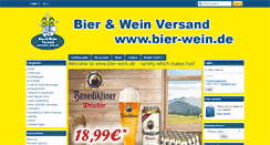 Desktop Screenshot of bier-wein.de