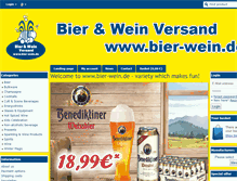 Tablet Screenshot of bier-wein.de